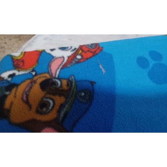 Spin Master Paw Productions Bedding Paw Patrol Fleece Blanket About 6 X 65 Blue With Paw